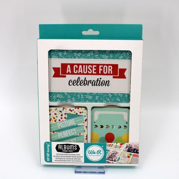 We R Memory Keepers Hip Hip Hooray! Albums Made Easy Journaling Cards - Picture 1 of 2